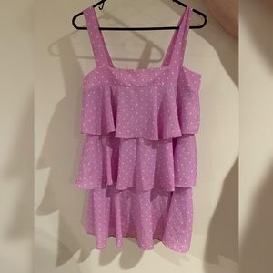 A cute pink flapper dress